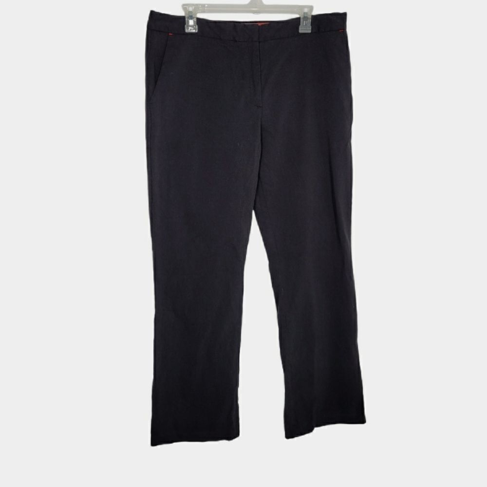 VINTAGE Y2K trouser Tommy Hilfiger black‎ stretch bootcut pant 14